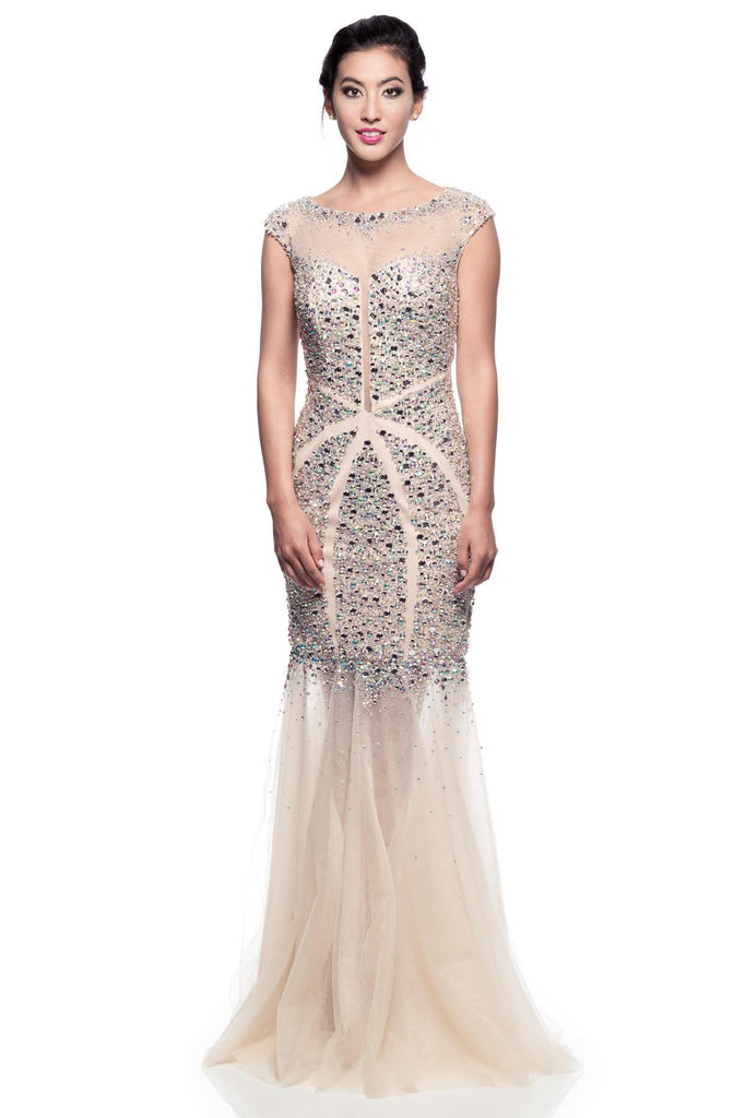 Prom & Evenning Lace Jersey Beaded Dresses
