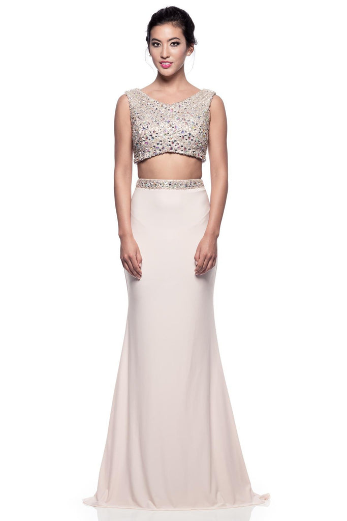 Prom & Evenning Lace Jersey Beaded Dresses