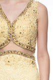 Prom & Evenning Lace Jersey Beaded Dresses