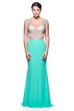 Prom & Evenning Lace Jersey Beaded Dresses