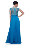 Mother Of The Bride Lace satin chiffon Long Gown Dress.