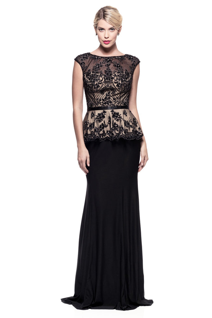 Mother Of The Bride Lace satin chiffon Long Gown Dress.