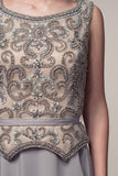 Mother Of The Bride Lace satin chiffon Long Gown Dress.