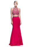 Prom & Evenning Lace Jersey Beaded Dresses