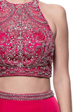 Prom & Evenning Lace Jersey Beaded Dresses