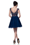 Lace short prom homecoming cocktail dress