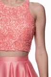Lace short prom homecoming cocktail dress
