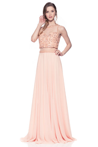 Prom & Evenning Lace Jersey Beaded Dresses
