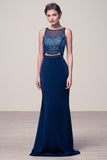 Prom & Evenning Lace Jersey Beaded Dresses