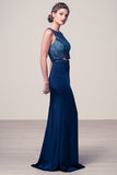 Prom & Evenning Lace Jersey Beaded Dresses