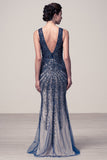 Mother Of The Bride Lace beaded satin chiffon Long Gown Dress.