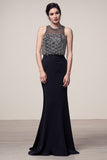 Prom & Evenning Lace Jersey Beaded Dresses