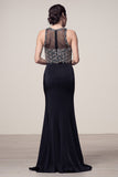 Prom & Evenning Lace Jersey Beaded Dresses