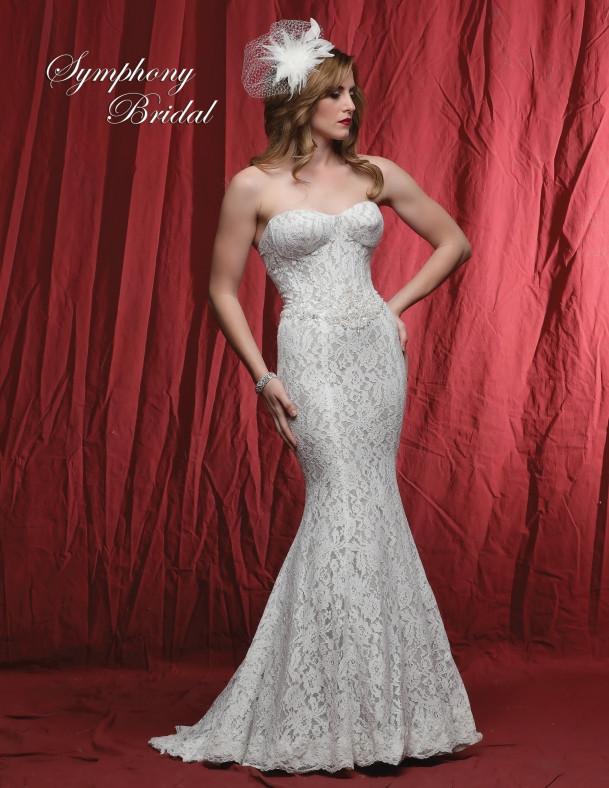 Lace beading MERMAID wedding dress