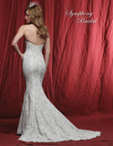 Lace beading MERMAID wedding dress