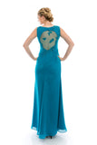 Mother Of The Bride Lace beaded satin chiffon Long Gown Dress.