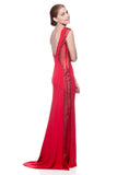 Prom & Evenning Lace Jersey Beaded Dresses