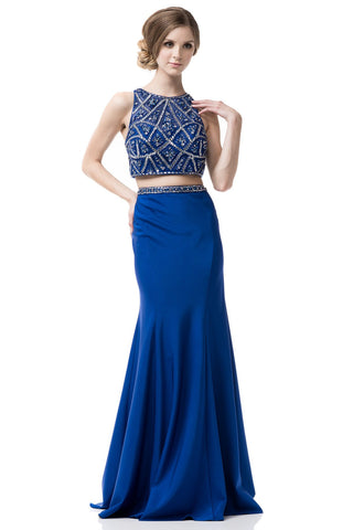 Prom & Evenning Lace Jersey Beaded Dresses