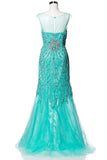 Prom & Evenning Lace Jersey Beaded Dresses