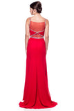 Prom & Evenning Lace Jersey Beaded Dresses