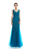 Mother Of The Bride Lace beaded satin chiffon Long Gown Dress.