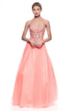 Prom & Evening Lace Beaded Dress