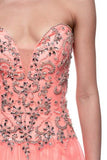 Prom & Evening Lace Beaded Dress