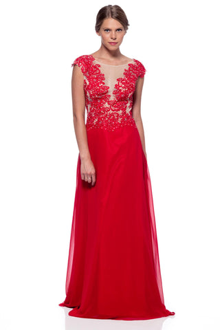 Prom & Evening Lace Beaded Dresses