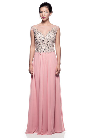 Mother Of The Bride Lace beaded satin chiffon Long Gown Dress.