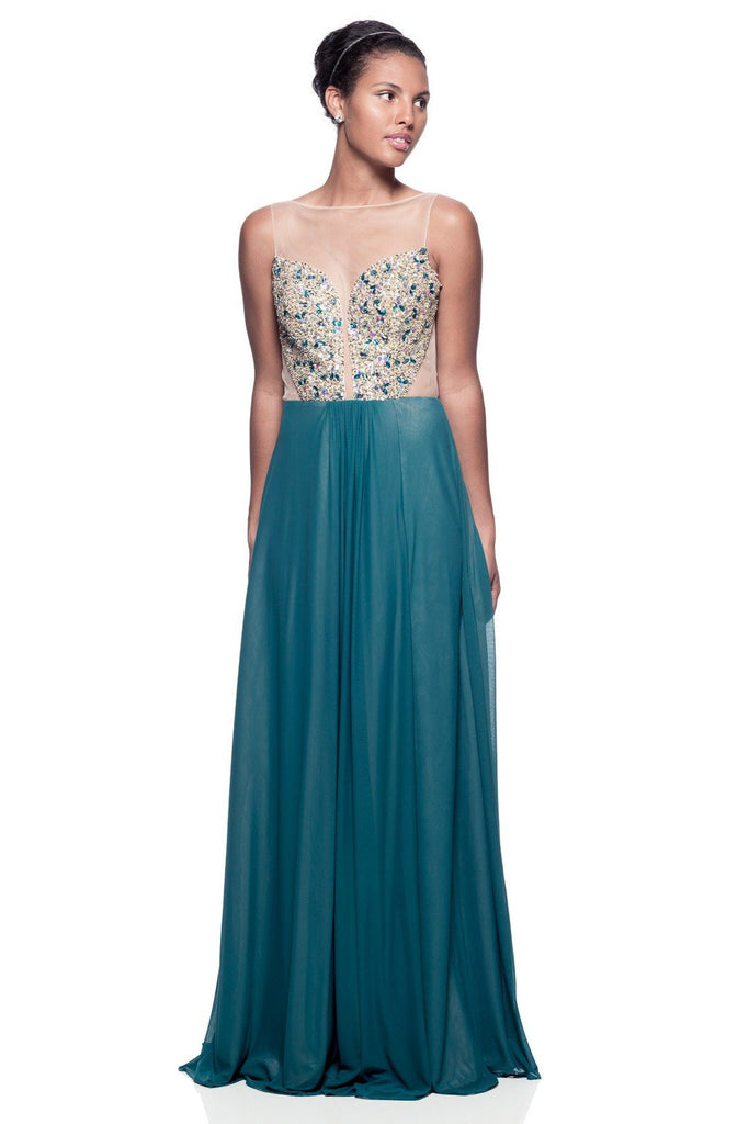 Prom & Evenning Lace Jersey Beaded Dresses