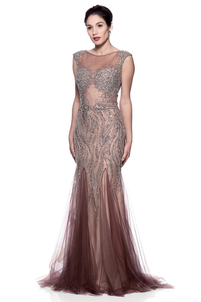 Prom & Evenning Lace Jersey Beaded Dresses