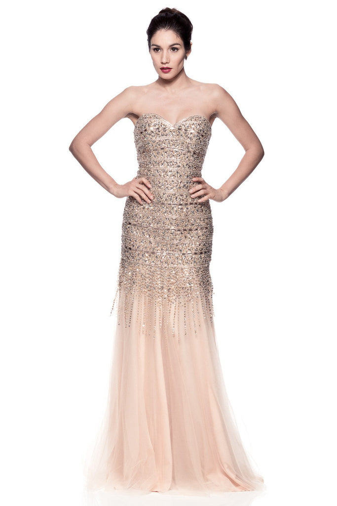 Prom & Evenning Lace Jersey Beaded Dresses