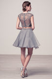 Lace short prom homecoming cocktail dress