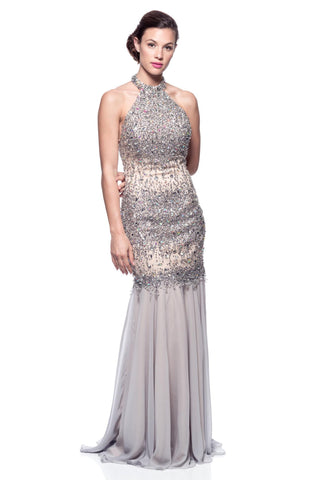 Prom & Evenning Lace Jersey Beaded Dresses