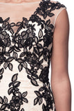 Mother Of The Bride Lace beaded satin chiffon Long Gown Dress.