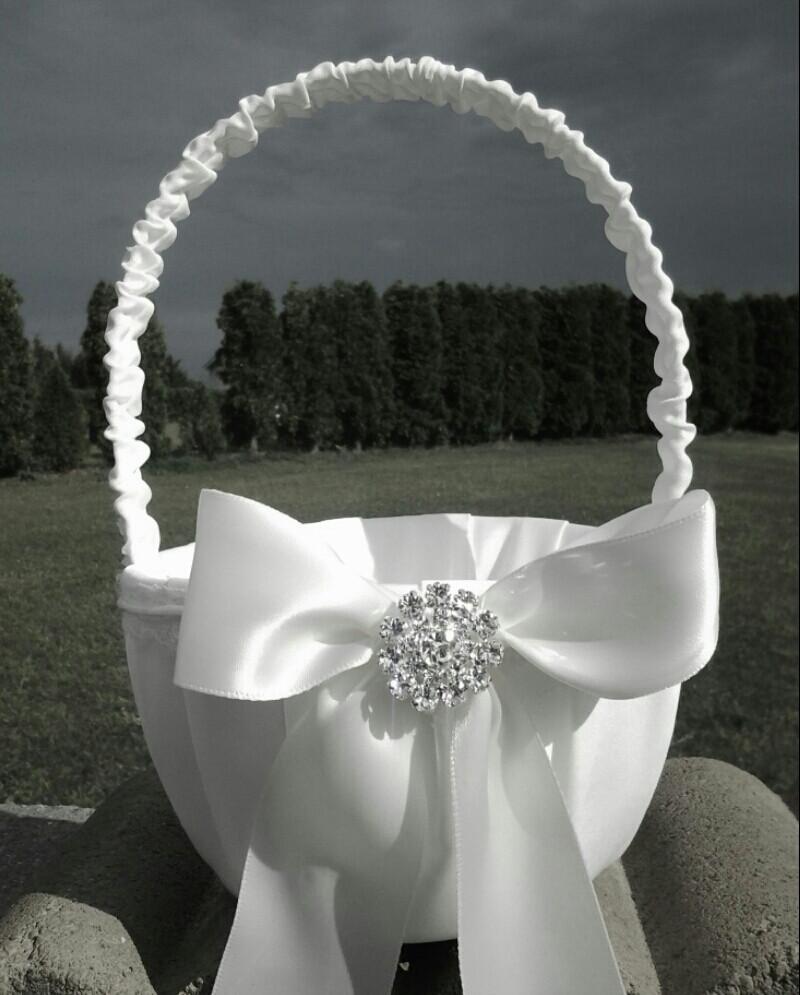 Wedding accessories flower girl basket
