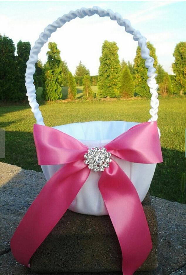Wedding accessories flower girl basket