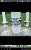 Wedding accessories unity candle set