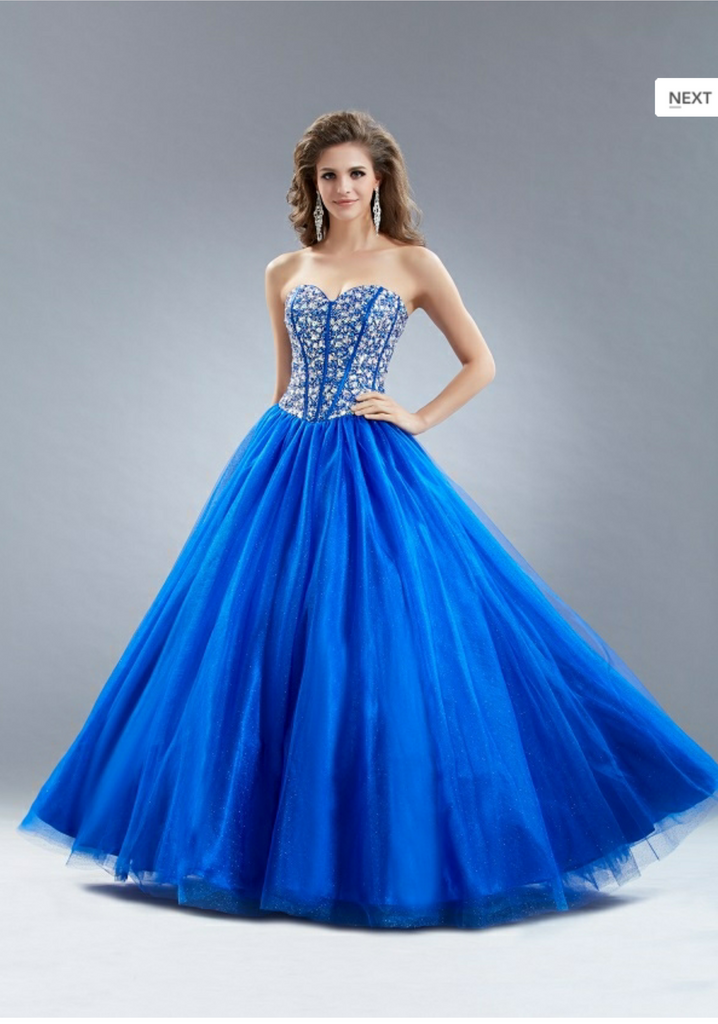 Quinceanera, sweet 16, engagement ball gown dress designer