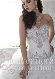 Beautiful quinceanera, sweet 16, engagement ball gown dress designed by House of Wu