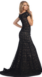 Prom & Evenning Lace Jersey Beaded Dresses