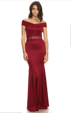 Prom & Evenning Lace Jersey Beaded Dresses