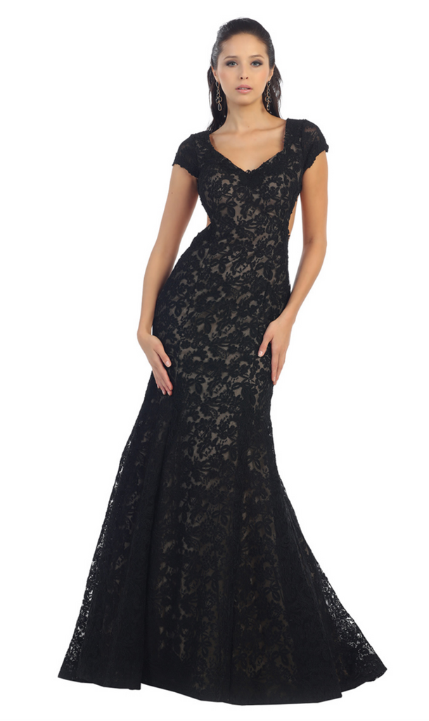 Prom & Evening Lace Jersey Beaded Dresses