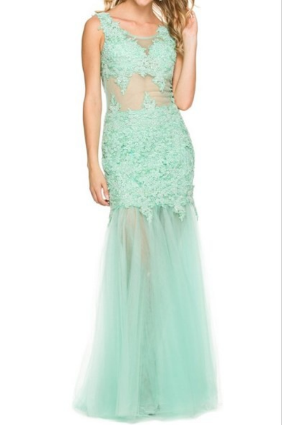 Prom & Evening Lace Jersey Beaded Dresses