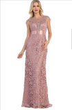 Prom & Evening Lace Jersey Beaded Dresses