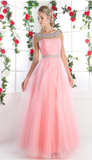 Prom & Evening Lace Jersey Beaded Dresses