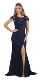 Prom & Evening Lace Jersey Beaded Dresses