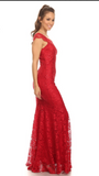 Prom & Evening Lace Jersey Beaded Dresses