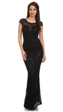 Prom & Evening Lace Jersey Beaded Dresses