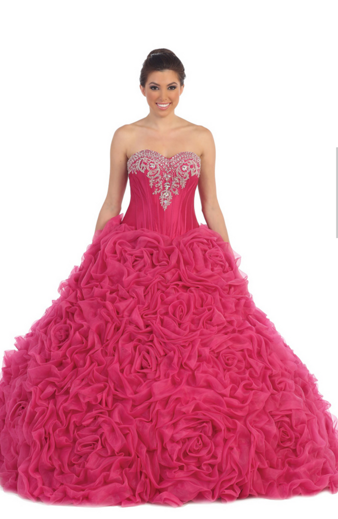 Quinceanera, sweet 16, engagement ball gown dress designer